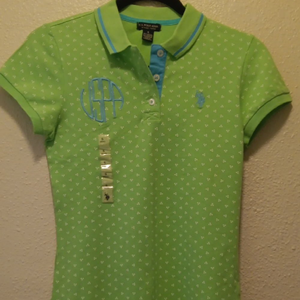 U.S. Polo Assn. Light Green Kids Polo Shirt